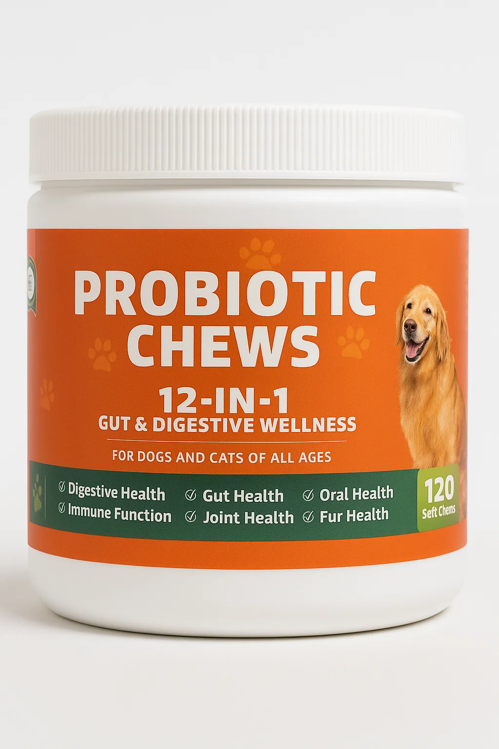 12-in-1 Probiotic Chews for Dogs and Cats